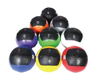 1 10kg Colorful PVC Leather Wall Ball for Fitness Training Custom Logo Exercise Medicine Gym Kettlebells