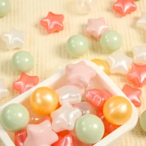 100 Pack Soft PE Plastic Ocean Sea Theme Colorful Unisex Kids Inflatable Toy Accessories 6cm Ball Pit Toy for Children