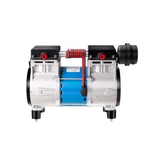 100L/min Low Noise Oil Free Oilless Vacuum Pump Twin Dry Piston Pump For Packing Machine