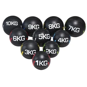 10lbs Pu Medicine Ball with Handles for Arm Muscle Training