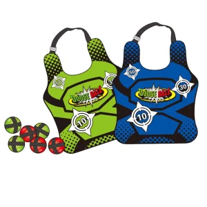 11.5 X 14 Inch Double Multi-Person Interactive Children’s Sticky Target Dodge Ball Vest Jersey Children’s Sports Set Toy Gift