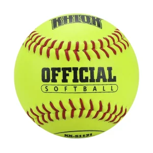 12-Inch Leather Softball Fast Pitch Game Ball Softball Baseball Players Raised Seam Product