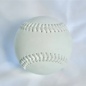 12-Inch Softball Baseball Ball Official Quality White PU Leather Hard Cushioned Cork Core Handmade