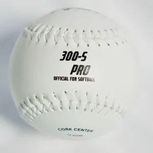 12-Inch Softball Baseball High PK Cork Core Training Use White Leather PVC Official for Softball Players