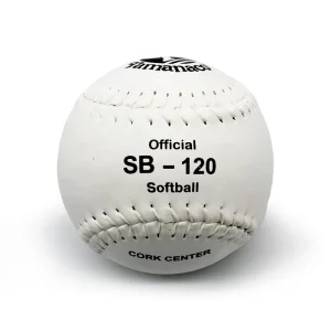 12 Inch White Synthetic PVC Leather Softball Ball For Training