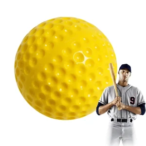 12 Pcs 12inch Dimpled Softballs Practice Foam Sport Softballs Pitching Machine Game Ball Softballs for Indoor Outdoor