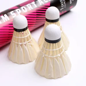 12 Pieces of Professional Training Badminton Water-resistant and Durable Backhand Badminton