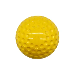 12inch PU Glossy Yellow Dimpled Softballs Pitching Machine Training
