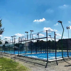 12mm Safety Unbreakable Clear Full Tempered Toughened Glass Panel for Squash Tennis Padel Court Stadium with Heavy Duty Fitting