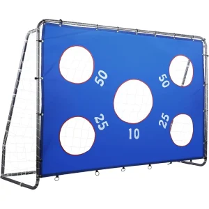 12x6x4ft Portable Fast Football Goals Easy Assembly Soccer Goal Use Outdoor for Adults and Children