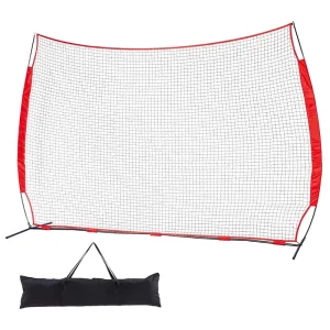12x9ft Barricade Ball Barrier Net Multi Sport Backstop Netting for Baseball Softball Lacrosse Soccer