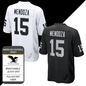 15# Fernando Mendoza Las Vegas High Quality Embroidery American Football Jersey Breathable and Quick Drying