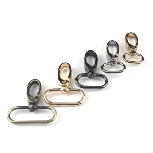16/20/25/32/38mm Alloy Bag Snap Hook Keychain Buckle Handbag Hardware Trigger Clasps Swivel Hooks Bag Parts Accessories