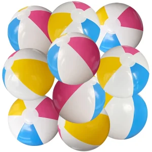 16 Inch Inflatable Beach Ball Swimming Pool Ball Pool Float Ball for Outdoor Activity Water Toys