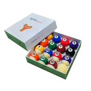 16 Pieces Billiard Pool Balls 57.2mm 2-1/4″ Pool Table Balls for Sports Recreation Games Indoor