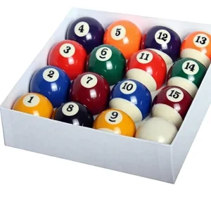 16 Premium Resin Pool Balls for Perfect Balance and Durability