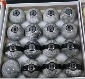16pcs Pool Billiard Balls 57.2mm 2-1/4 Resin Pool Ball