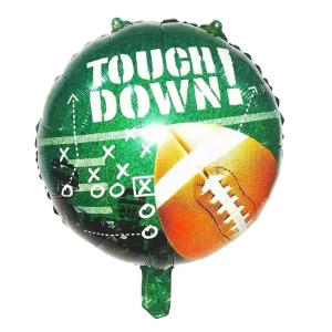 18 Inch Rugby American Football Theme Aluminum Foil Balloon for Birthday Party Decoration Celebrations Party Supplies