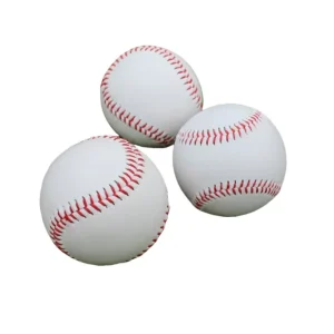 180G Softball and Baseball Training Balls White PU Soft and Hard Optional Size