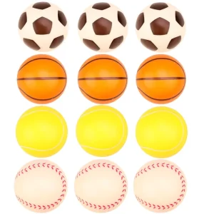 1pcs Sponge Soft Ball Children Basketball Football Toys Decompression Release Ball Squeeze Toys Stress Ball