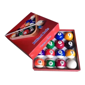 2-1/4″ Regulation Size Complete 16 Ball Crown Standard Billiard Pool Balls Set