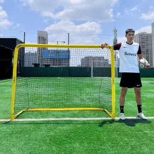 2*1.5 1.5*1 Two Sizes Steel Foldable Soccer Goal Football Goal and Hockey Goal