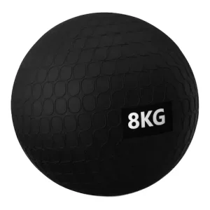 2-80kg PVC Gym Fitness Wall Ball Black Rubber Medicine Ball for Strength Training Wrestling