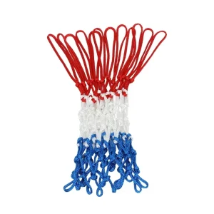 2 Piece Standard Size Basketball Net 12 Ring Steel Backboard Eco Friendly Court Equipment Set Net Tensioning