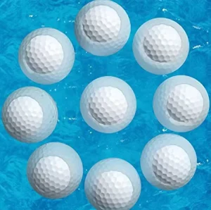 2 Pieces Golf Balls Custom Print Logo Golf Floating Ball for Water Range