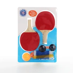 2 Player Indoor Activity with Net Mini Table Tennis Racket Set