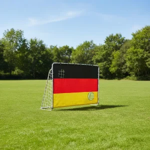 2 in 1 Mobiles Metal Soccer Goal Mit Netz Torschusswand Indoor Outdoor Fur Garten Freizeit