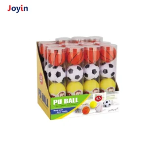 2.5 Inch Mini Foam Toy Balls Stress Ball Party FavorsKids Perfect Pool Beach Includes Basketball Football Tennis Baseball