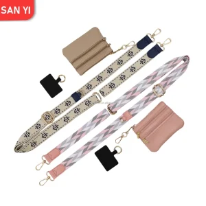 2.5cm Detachable Bag Shoulder Strap Multi functional Crossbody Strap Adjustable Phone Strap with Zipper Bag and Gasket