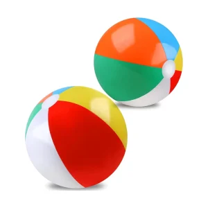 20 Inch Beach Balls Pool for Swimming Pool Beach Inflatable Ball Pool Balls 2 Pack Beach Sports Balls