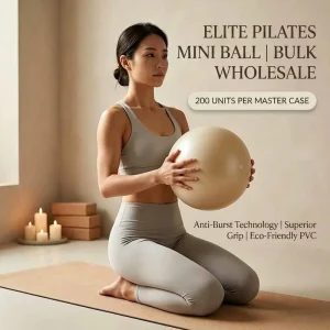 200 Packs PVC Durable Small Yoga Ball Inflatable Mini Exercise Ball Back Pain Relief Stability Balance Home Gym Fitness
