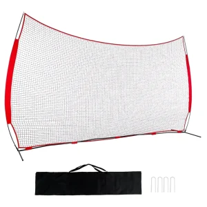 20x10ft Barricade Large Backstop Net Ball Sports Barrier Net for Baseball Softball Lacrosse Hockey