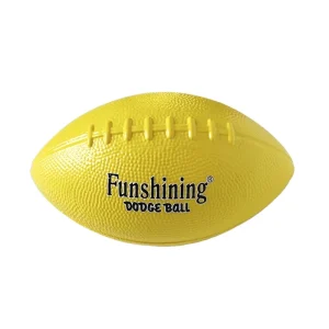 21cm Eco-Friendly Auto Air Inflating PU American Football Durable for Kids Outdoor Sports Dodgeball Playground Balls
