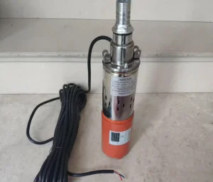 24V DC Solar Power Submersible Well Pump Screw Pump 250W Head 40m 15LPM Outlet 1inch