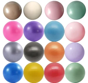 25CM Thickened Mini Pilates Ball Yoga Small Anti Burst Exercise Ball for Yoga Pilates Balance Physical Therapy for Woman & Man