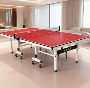 25mm MDF Professional Foldable Movable Table Tennis Pingpong Table with Casters