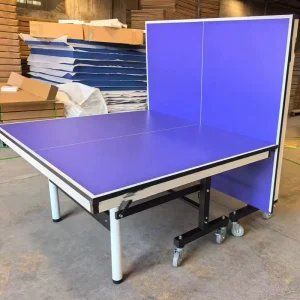 25mm MDF Professional Ping Pong Table Standard Size Indoor Table Tennis Table With Wheels