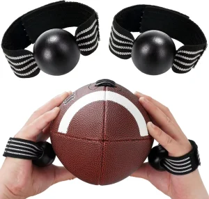2Pcs Hand Practice Strap for American Football Rugby Beginner Receiving and Catching Skill Training Aid