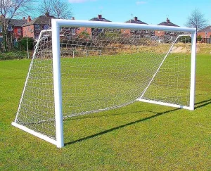 2x 5-a-side Football Goals Aluminum Goal Post Soccer Goal