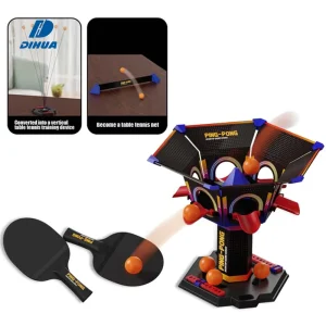 3 In 1 Ping Pong Desktop Game Series Convertible Training Device With Net And Paddles For Interactive Play Table Tennis Fun