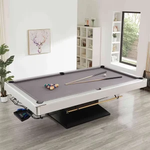 3 in 1 Multifunctional Solid Wood Pool Table 7ft 8ft 9ft Marble Top Snooker Billiard Table With Pool Cue