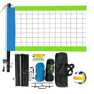 32*3 Feet Volleyball Net System Set for Backyard Three Heights for Backyard Beach and Park