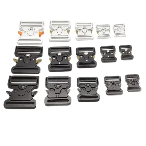 32mm 38mm Tactical Bag Belts Fast Side Quick Release Buckle Handbag Buckle Outdoor Backpack Adjustable Shoulder Strap Buckles