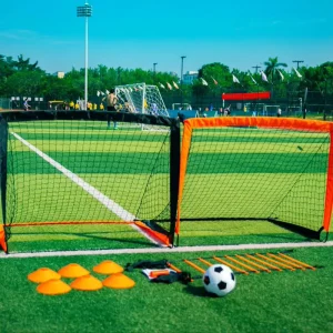 4*3 Soccer Court Net Set Durable Professional Soccer Field Net Set With Accessories for Sports Training