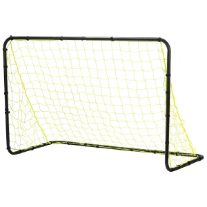 4*6FT Soccer Goals Backyard Football Goal Net Portable Steel Soccer Goal for Kids and Adults