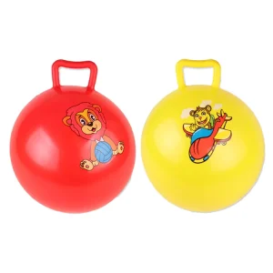 4 Different Colors Diameter 20cm Weight 60g Inflatable Ball with Handle